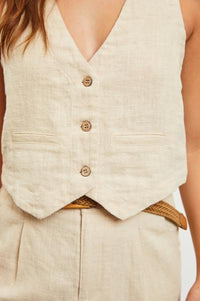 Harold Linen/Cotton Vest