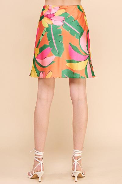 Satin Tropics Skirt