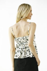 Mod Floral Tiered Top