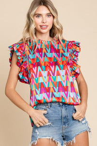 Vivian Ruffle Top