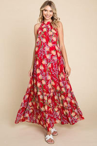 Chiffon Floral Dress