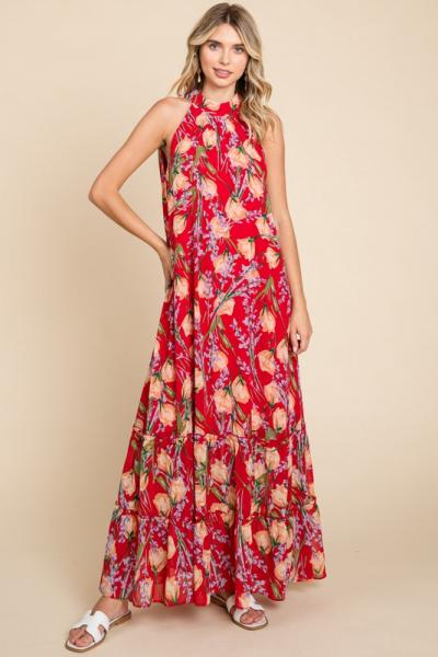 Chiffon Floral Dress