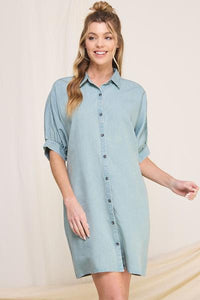 Denim Hopscotch Dress