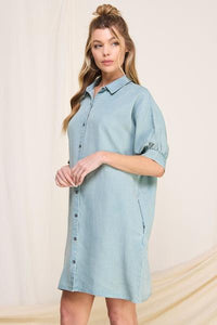 Denim Hopscotch Dress