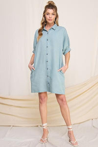 Denim Hopscotch Dress