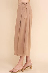 Cotton/Linen Side Tie Skirt