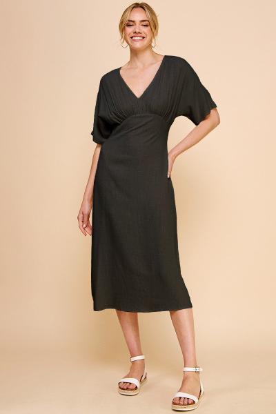 Cotton/Linen Dolman Dress