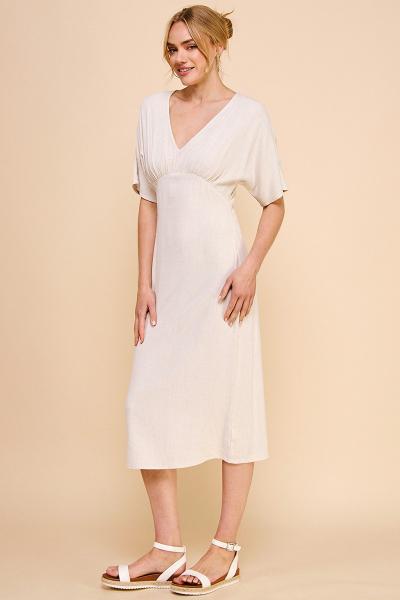 Cotton/Linen Dolman Dress