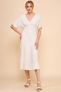 Cotton/Linen Dolman Dress