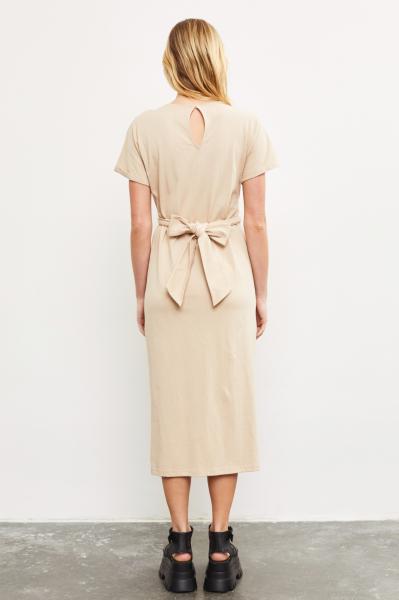 Helena Cotton Wrap Tie Dress