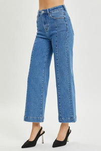 High Rise Center Seam Denim