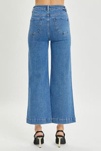 High Rise Center Seam Denim