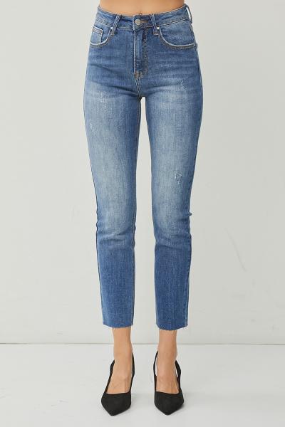 High Rise Relaxed Skinny Denim