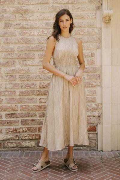 Linen Blend Sandstorm Dress