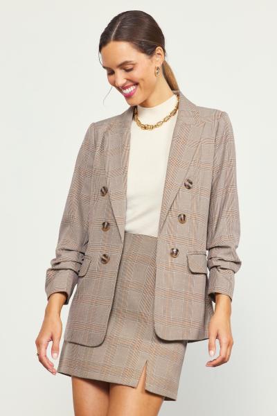 Lancey Plaid Blazer