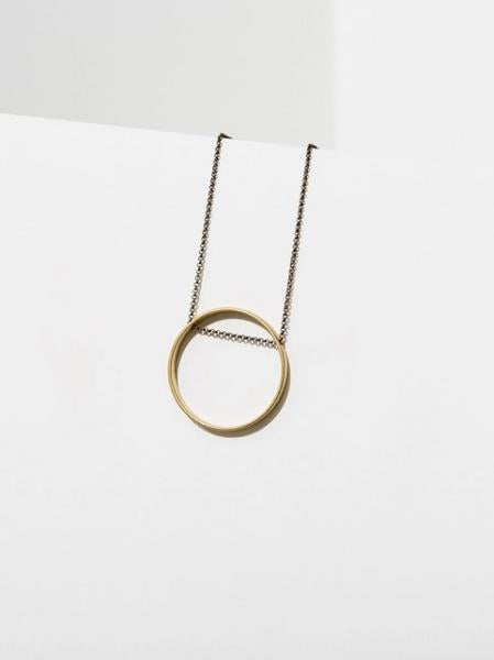 Circle Horizon Necklace - Small