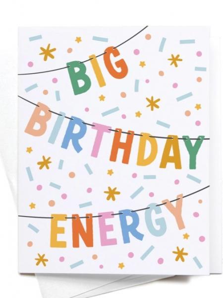 Big BDay Energy Card