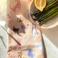 Dogs Tea Towel