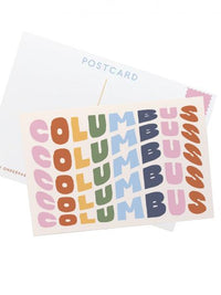 Columbus Wavy Postcard