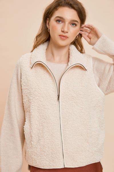 Vegan Shearling Vest