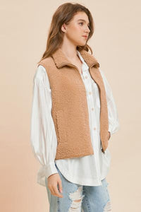 Vegan Shearling Vest