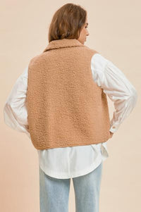 Vegan Shearling Vest