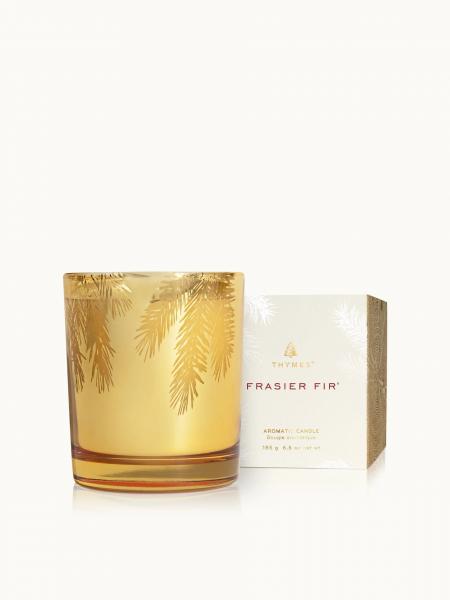 Frasier Fir 6.5oz Gold Pine Needle Candle