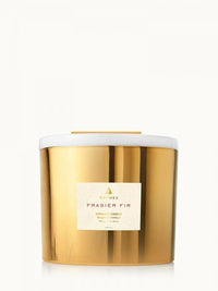 Frasier Fir 17oz 3 Wick Gold Candle