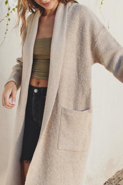 Boucle Pocket Cardigan