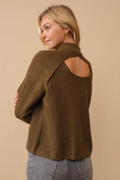 Roscoe Open Back Sweater