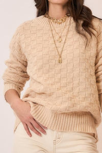 Texture Check Sweater