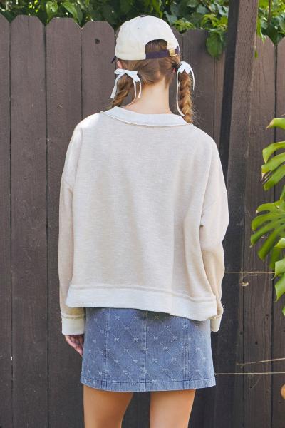 Cotton Blend Grady Cardigan