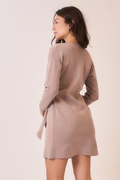 Hadlyn Wrap Sweater Dress