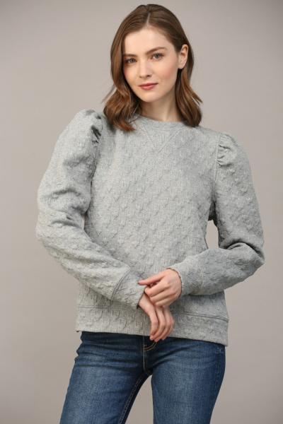 Puff Sleeve Sweatshirt