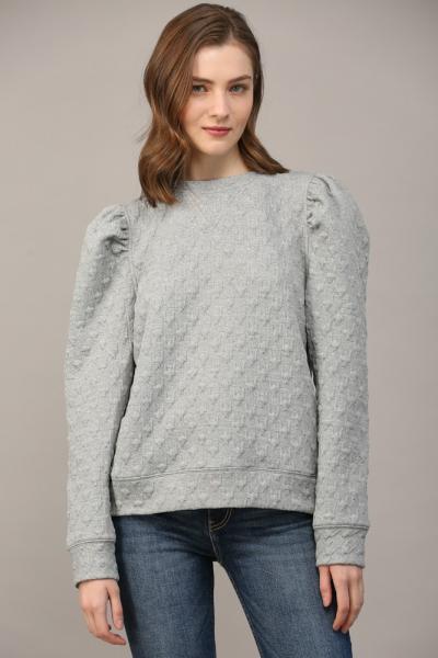 Puff Sleeve Sweatshirt