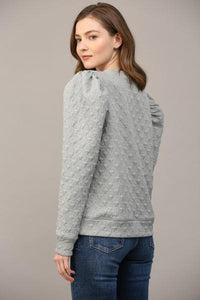 Puff Sleeve Sweatshirt