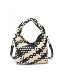 Whitling Woven Crossbody Black