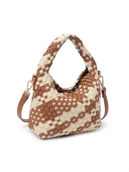 Whitling Woven Crossbody Brown