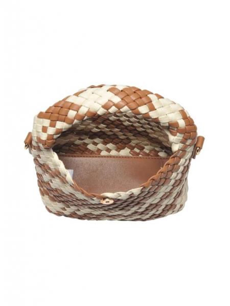 Whitling Woven Crossbody Brown