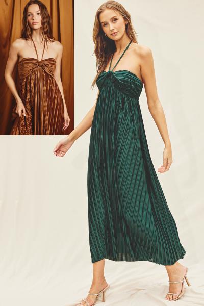 Pleated Goddess Dress