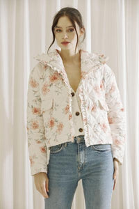 Rebecca Floral Puffer Jacket