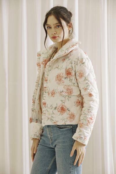 Rebecca Floral Puffer Jacket