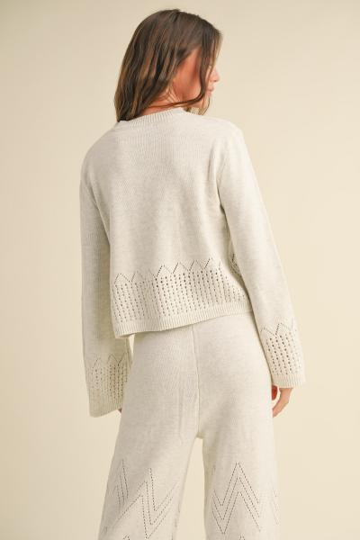 Crochet Border Sweater