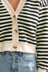 Rocco Striped Cardigan