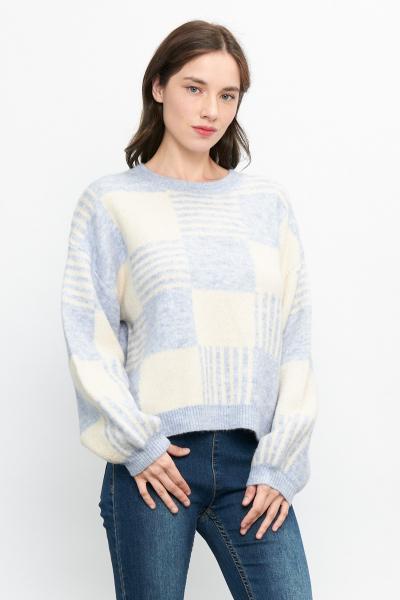 Hatch Check Sweater