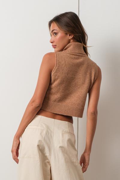 Mianto Sleeveless Turtleneck