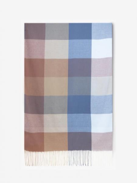 Mina Neutral Plaid Scarf