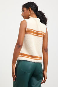 Mock Neck Sleeveless Sweater