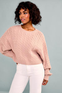 Drop Shoulder Pocket Sweater