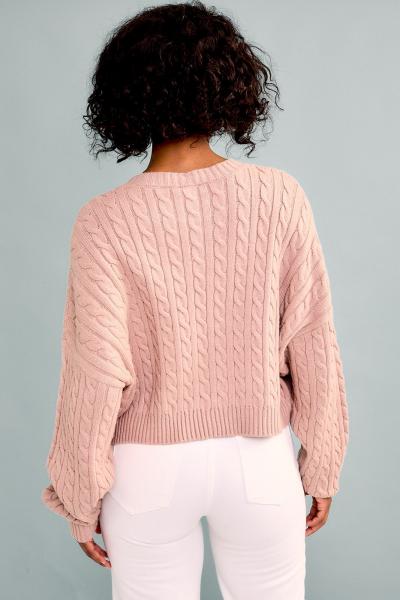 Drop Shoulder Pocket Sweater